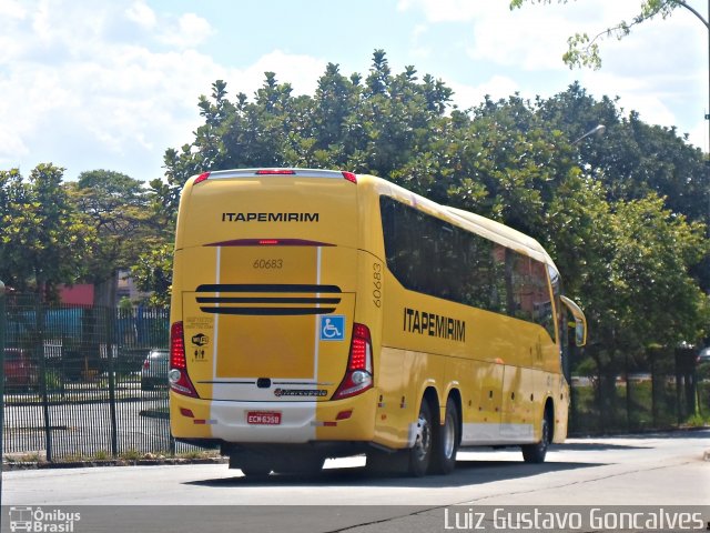 Viação Itapemirim 60683 na cidade de São Paulo, São Paulo, Brasil, por Luiz Gustavo Goncalves. Número da foto: #2180374.