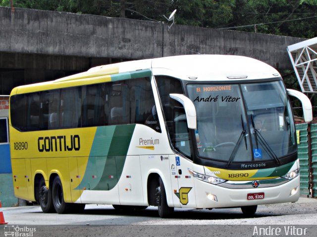 Empresa Gontijo de Transportes 18890 na cidade de Curitiba, Paraná, Brasil, por André Vitor  Silva dos Santos. Número da foto: #2180927.