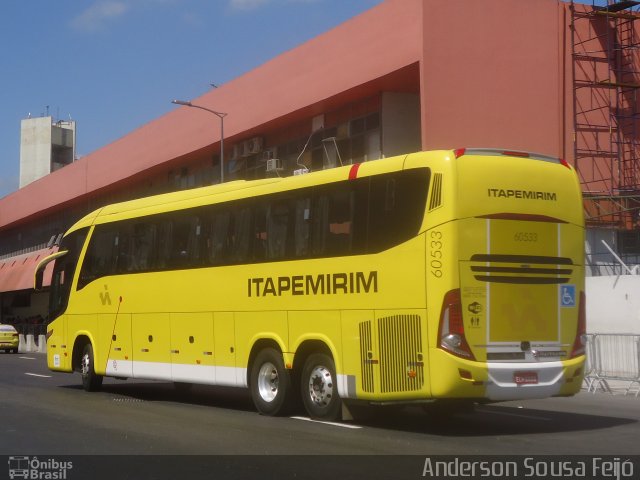 Viação Itapemirim 60533 na cidade de Rio de Janeiro, Rio de Janeiro, Brasil, por Anderson Sousa Feijó. Número da foto: #2180348.