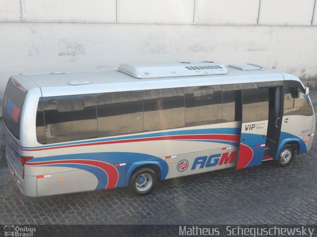 AGM Transportes e Turismo 800 na cidade de Santos, São Paulo, Brasil, por Matheus  Scheguschewsky. Número da foto: #2181484.