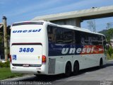 Unesul de Transportes 3480 na cidade de Florianópolis, Santa Catarina, Brasil, por Henrique Moreira Rodrigues. Número da foto: #:id.