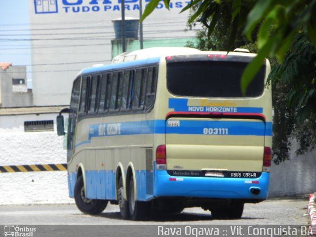 Viação Novo Horizonte 803111 na cidade de Vitória da Conquista, Bahia, Brasil, por Rava Ogawa. ID da foto: 2183626.