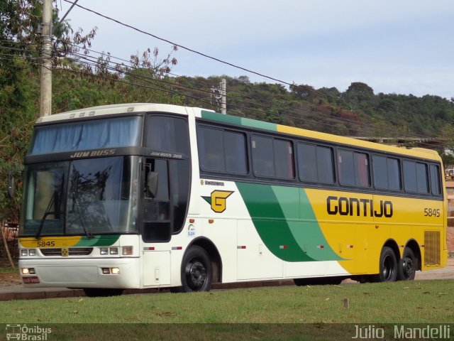 Empresa Gontijo de Transportes 5845 na cidade de Belo Horizonte, Minas Gerais, Brasil, por Júlio  Mandelli. ID da foto: 2181864.