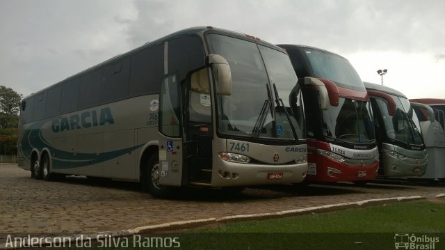 Viação Garcia 7461 na cidade de Paranavaí, Paraná, Brasil, por Anderson da Silva Ramos. Número da foto: #2182004.