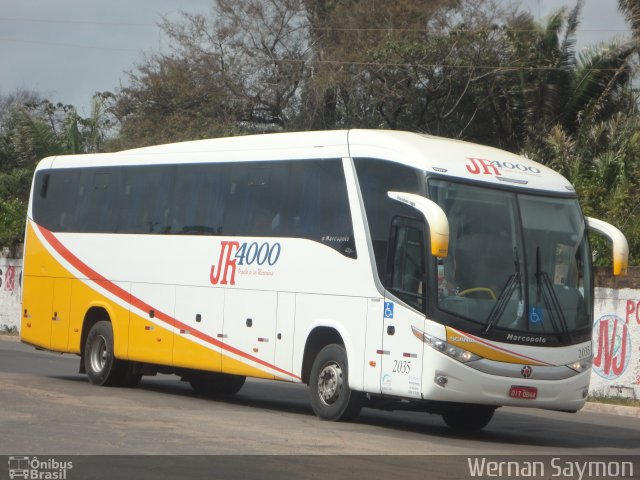 JR 4000 Transportes 2035 na cidade de São Luís, Maranhão, Brasil, por Wernan Saymon. Número da foto: #2183524.