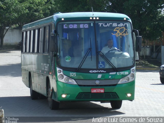 Tursan - Turismo Santo André 325 na cidade de Resende, Rio de Janeiro, Brasil, por André Luiz Gomes de Souza. Número da foto: #2183824.