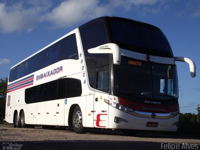 Expresso Embaixador 426 na cidade de Pelotas, Rio Grande do Sul, Brasil, por Felipe Alves. Número da foto: #2181773.