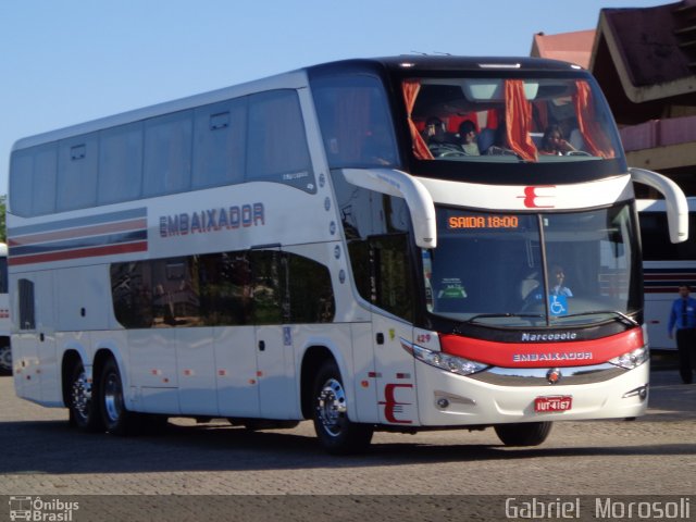 Expresso Embaixador 429 na cidade de Pelotas, Rio Grande do Sul, Brasil, por Gabriel  Morosoli. Número da foto: #2182503.