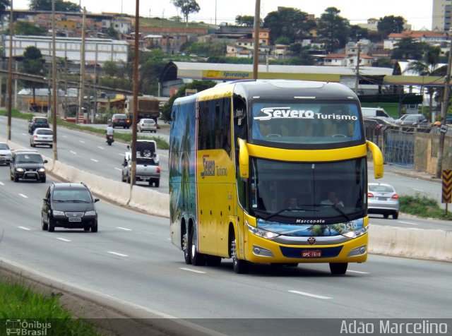 Severo Turismo 1510 na cidade de Belo Horizonte, Minas Gerais, Brasil, por Adão Raimundo Marcelino. ID da foto: 2183629.