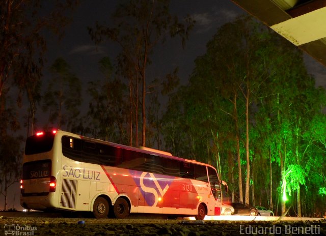Viação São Luiz 3120 na cidade de Cuiabá, Mato Grosso, Brasil, por Eduardo Benetti . Número da foto: #2184093.