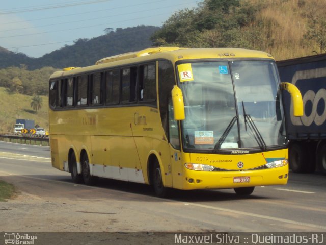 Viação Itapemirim 8019 na cidade de Queimados, Rio de Janeiro, Brasil, por Maxwel Silva. ID da foto: 2182931.