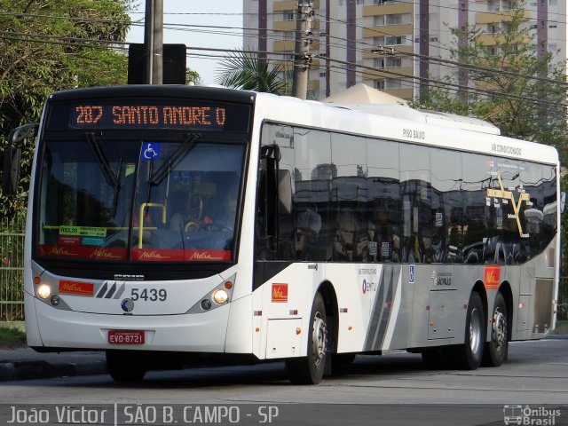 Metra - Sistema Metropolitano de Transporte 5439 na cidade de São Bernardo do Campo, São Paulo, Brasil, por João Victor. ID da foto: 2183723.