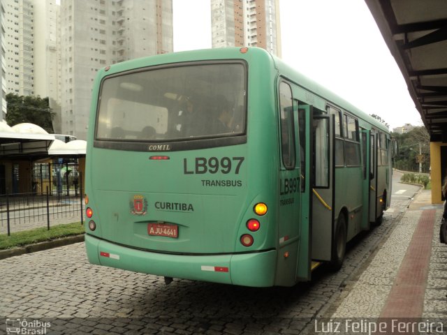 Araucária Transportes Coletivos LB997 na cidade de Curitiba, Paraná, Brasil, por Luiz Felipe Ferreira. Número da foto: #2183005.