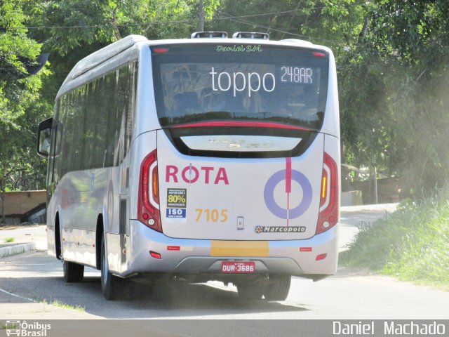 Rota Transportes Rodoviários 7105 na cidade de Ilhéus, Bahia, Brasil, por Daniel  Machado. Número da foto: #2183590.