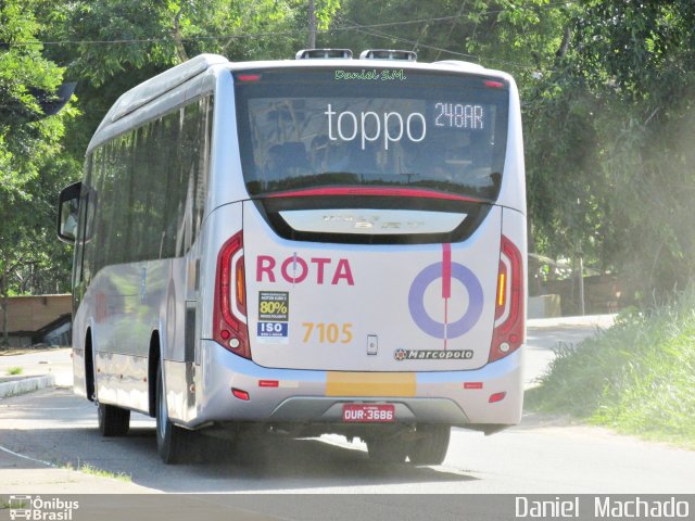 Rota Transportes Rodoviários 7105 na cidade de Ilhéus, Bahia, Brasil, por Daniel  Machado. ID da foto: 2183590.