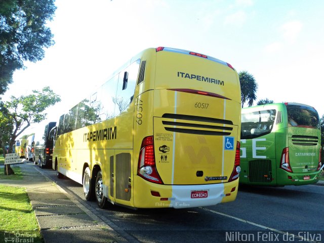 Viação Itapemirim 60517 na cidade de Curitiba, Paraná, Brasil, por Nilton Félix da Silva. Número da foto: #2182534.