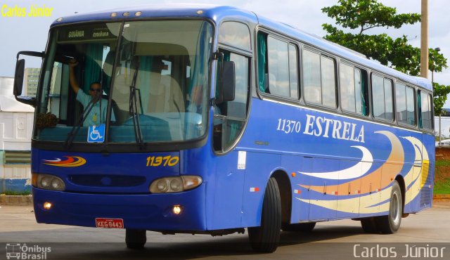 Viação Estrela 11370 na cidade de Goiânia, Goiás, Brasil, por Carlos Júnior. Número da foto: #2183608.