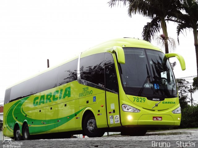 Viação Garcia 7829 na cidade de São Bernardo do Campo, São Paulo, Brasil, por Bruno   Studer. Número da foto: #2184518.