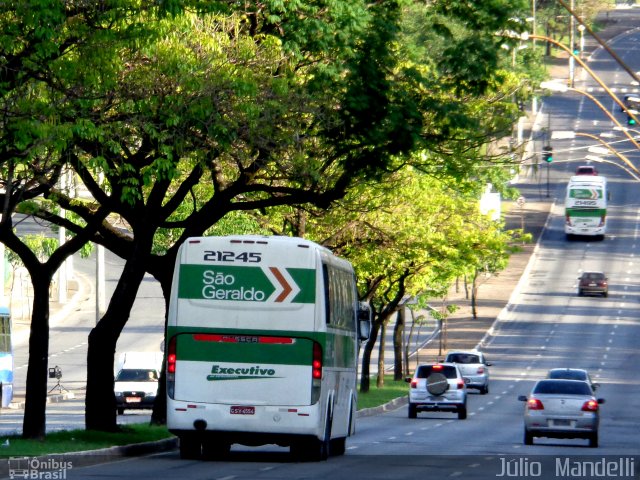 Cia. São Geraldo de Viação 21245 na cidade de Belo Horizonte, Minas Gerais, Brasil, por Júlio  Mandelli. Número da foto: #2186177.