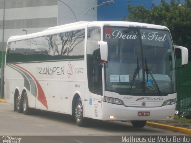 Transpen Transporte Coletivo e Encomendas 29020 na cidade de São Paulo, São Paulo, Brasil, por Matheus de Melo Bento. Número da foto: #2186321.