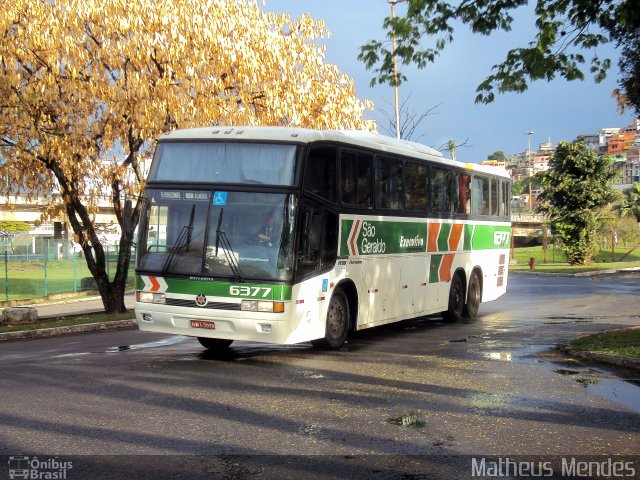 Cia. São Geraldo de Viação 6377 na cidade de Vitória, Espírito Santo, Brasil, por Matheus Mendes. Número da foto: #2185753.