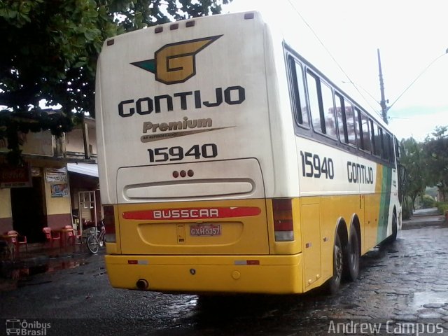 Empresa Gontijo de Transportes 15940 na cidade de Pirapora, Minas Gerais, Brasil, por Andrew Campos. ID da foto: 2185704.