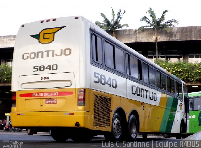 Empresa Gontijo de Transportes 5840 na cidade de Belo Horizonte, Minas Gerais, Brasil, por Luís Carlos Santinne Araújo. ID da foto: 2148611.