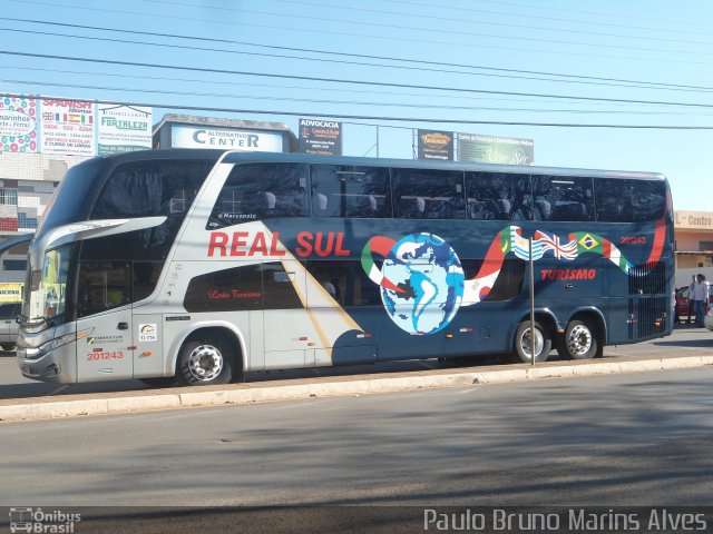 Real Sul Turismo 201243 na cidade de Gama, Distrito Federal, Brasil, por Paulo Bruno Marins Alves. ID da foto: 2149176.