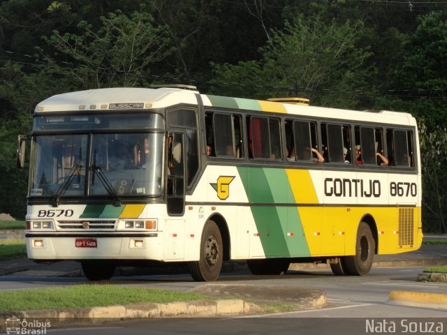Empresa Gontijo de Transportes 8670 na cidade de Belo Horizonte, Minas Gerais, Brasil, por Natã  Souza. Número da foto: #2149465.