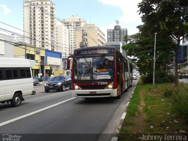 Viação Campo Belo 7 2806 na cidade de São Paulo, São Paulo, Brasil, por Johnny Ferreira. Número da foto: #2148311.