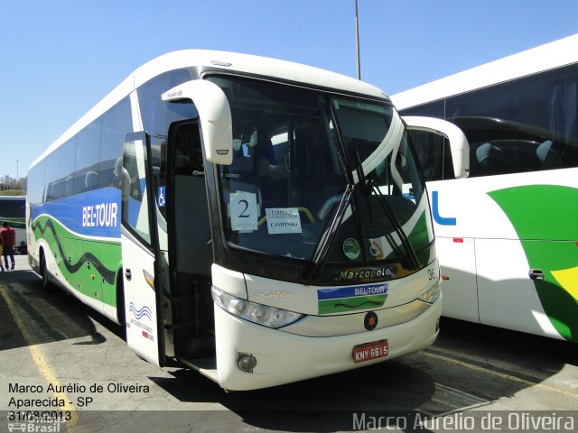 Bel-Tour Transportes e Turismo 362 na cidade de Aparecida, São Paulo, Brasil, por Marco Aurélio de Oliveira. Número da foto: #2148127.