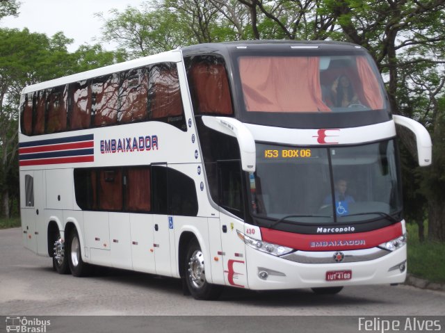 Expresso Embaixador 430 na cidade de Pelotas, Rio Grande do Sul, Brasil, por Felipe Alves. Número da foto: #2148070.