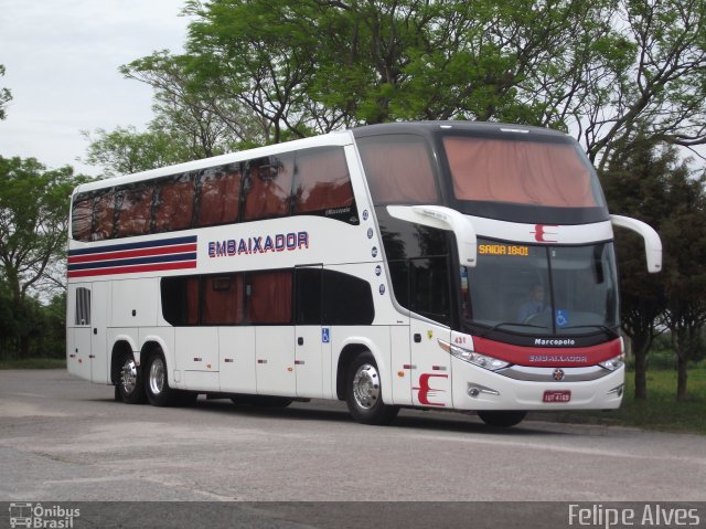 Expresso Embaixador 431 na cidade de Pelotas, Rio Grande do Sul, Brasil, por Felipe Alves. Número da foto: #2148067.