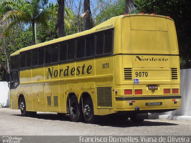 Viação Nordeste 9070 na cidade de Fortaleza, Ceará, Brasil, por Francisco Dornelles Viana de Oliveira. ID da foto: 2148975.