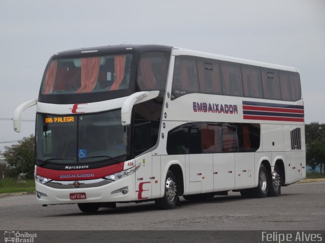 Expresso Embaixador 430 na cidade de Pelotas, Rio Grande do Sul, Brasil, por Felipe Alves. Número da foto: #2148076.