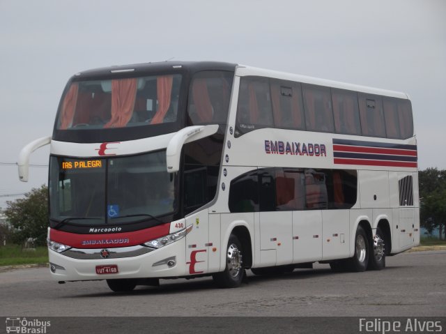 Expresso Embaixador 430 na cidade de Pelotas, Rio Grande do Sul, Brasil, por Felipe Alves. ID da foto: 2148076.