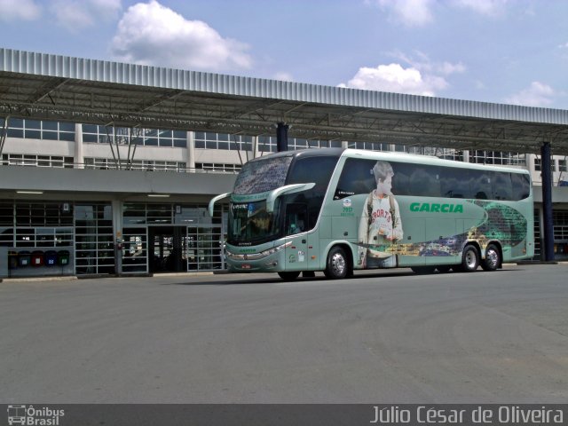 Viação Garcia 7917 na cidade de Telêmaco Borba, Paraná, Brasil, por Júlio César de Oliveira. ID da foto: 2148229.