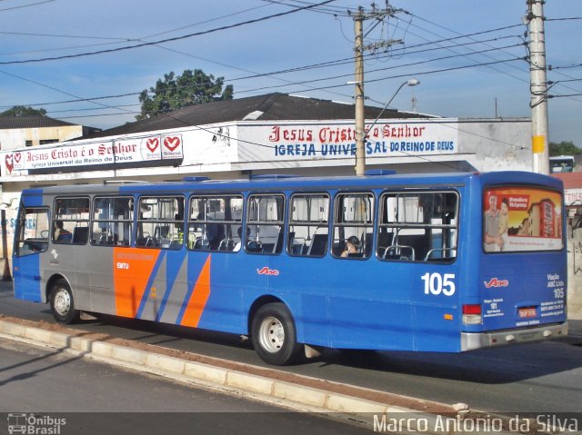Auto Viação ABC 105 na cidade de São Bernardo do Campo, São Paulo, Brasil, por Marco Antonio da Silva. Número da foto: #2148382.