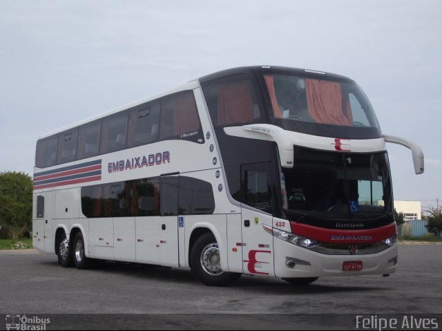Expresso Embaixador 432 na cidade de Pelotas, Rio Grande do Sul, Brasil, por Felipe Alves. Número da foto: #2148062.