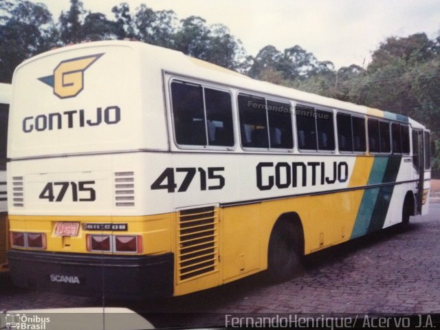 Empresa Gontijo de Transportes 4715 na cidade de Belo Horizonte, Minas Gerais, Brasil, por J. Alexandre Machado. ID da foto: 2148851.