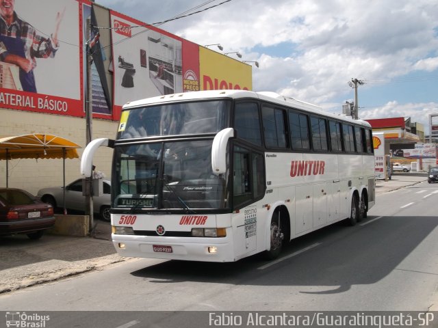 Unitur Turismo 5100 na cidade de Guaratinguetá, São Paulo, Brasil, por Fabio Alcantara. Número da foto: #2148634.