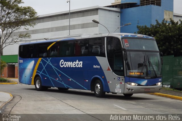 Viação Cometa 7210 na cidade de São Paulo, São Paulo, Brasil, por Adriano Moraes dos Reis. Número da foto: #2187384.