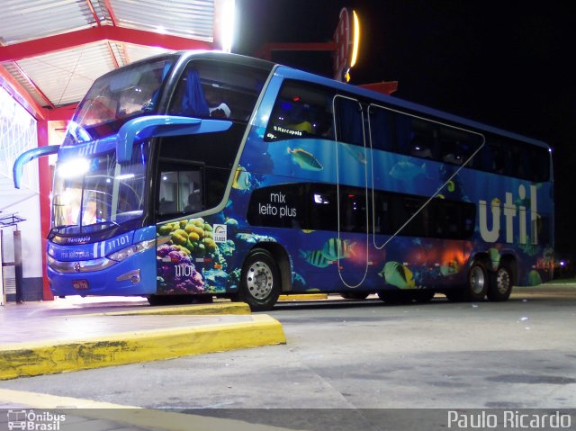 UTIL - União Transporte Interestadual de Luxo 11101 na cidade de Ribeirão Vermelho, Minas Gerais, Brasil, por Paulo Ricardo. ID da foto: 2188245.