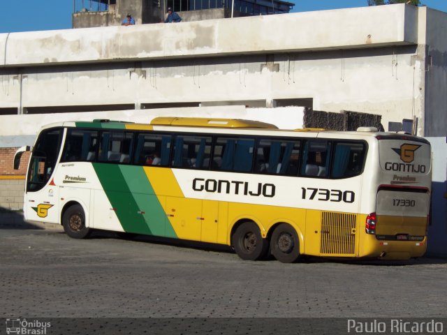 Empresa Gontijo de Transportes 17330 na cidade de Divinópolis, Minas Gerais, Brasil, por Paulo Ricardo. ID da foto: 2188239.