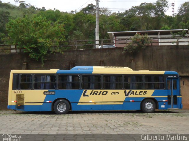 Viação Lírio dos Vales 6300 na cidade de Santa Teresa, Espírito Santo, Brasil, por Gilberto Martins. ID da foto: 2187238.