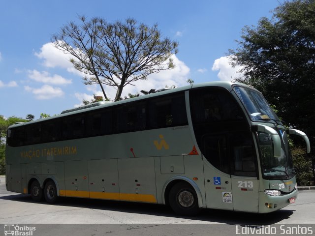 Viação Itapemirim 213 na cidade de São Paulo, São Paulo, Brasil, por Edivaldo Santos. Número da foto: #2187651.