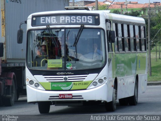 Viação Penedo RJ 213.007 na cidade de Itatiaia, Rio de Janeiro, Brasil, por André Luiz Gomes de Souza. ID da foto: 2187670.