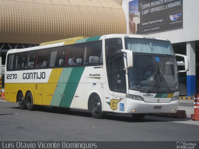 Empresa Gontijo de Transportes 12270 na cidade de Rio de Janeiro, Rio de Janeiro, Brasil, por Luis Otávio Vicente Domingues. Número da foto: #2188499.