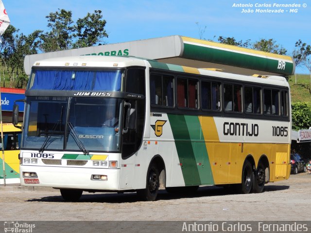 Empresa Gontijo de Transportes 11085 na cidade de João Monlevade, Minas Gerais, Brasil, por Antonio Carlos Fernandes. ID da foto: 2187178.