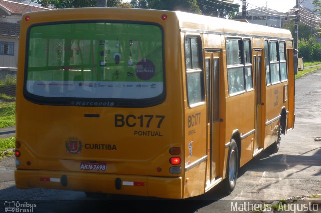 Transporte Coletivo Glória BC177 na cidade de Curitiba, Paraná, Brasil, por Matheus  Augusto. ID da foto: 2186513.